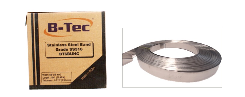 Stainless Steel Uncoated Bands
